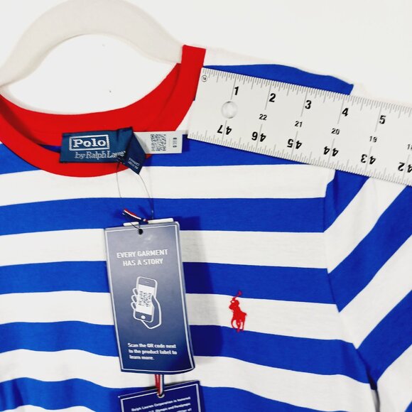 NWT Polo Ralph Lauren Team USA Summer Olympics Village Wear  Striped Tee Medium - Picture 11 of 16